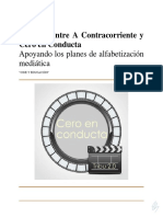 Acuerdo a Contracorriente y Cero en Conducta #CineyEducación Curso 2020 y 2021