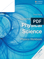 Cambridge Igcse Physical Science Physics Workbook PDF