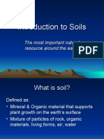 Introduction to Soils: Earth's Most Important Natural Resource