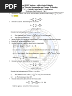 EACT633 - Optimal Control and It's Applications Worksheet For Chapter 4, 5 & 6