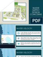 Water Supply Design Concerns PDF