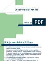 Ştiinţa secolului al XIX-lea