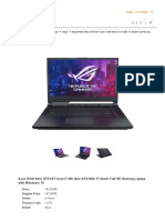 Asus ROG Strix G731GT Gaming Laptop Price in Bangladesh