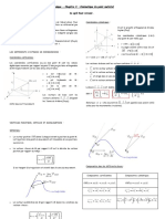 Cinematique Du Point Materiel Cours PDF