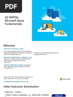 AZ-900T00 Microsoft Azure Fundamentals-00