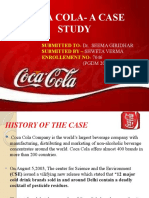 Coco-Cola Case Study by Shweta