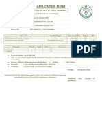 Application Form: Jalan Sembada XIV No. 3 LK XIII