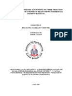 The Impact of Forensic Accounting On Fraud Detection and Prevention of Corporate Fraud Among Commercial Banks of Pakistan