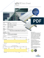 Kingrib 3 / Kingrib 5 Data Sheet: Insulated Trapezoidal Roof Panel System