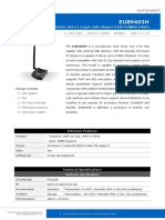 EUB9603H: Wireless 802.11 B/G/N USB Adapter HIGH POWER (MAX)