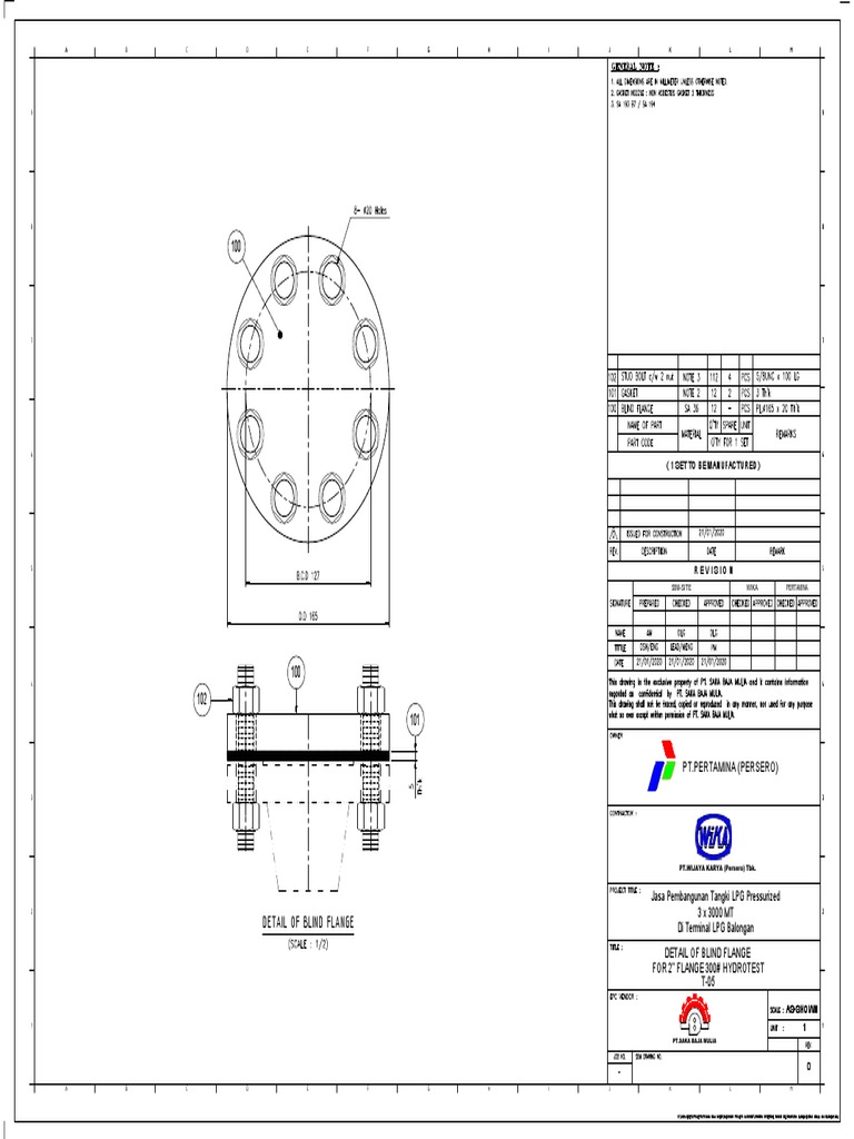 Blind Flange 2 Inch | PDF | Plumbing | Gas Technologies