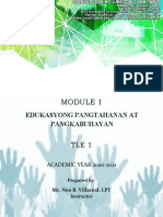 Edukasyong Pangtahanan at Pangkabuhayan: ACADEMIC YEAR 2020-2021