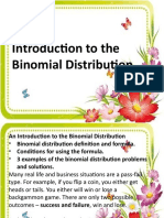 Topic:: Introduction To The Binomial Distribution