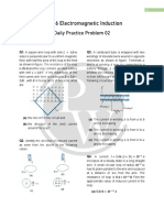 Electromagnetic Induction DPP 02 (Of Lect-02) - Ch06DPP02 PDF