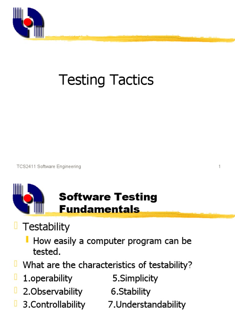 Software Testability Characteristics | PDF | Software Testing | Software