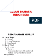 EJAAN BAHASA INDONESIA - Pak Guruh