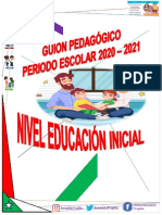 Guion Pedagogico Educacion Inicial 2020 - 2021
