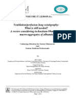 Ventilation:perfusion Lung Scintigraphy - What Is Still Needed? A Review Considering Technetium-99m-Labeled Macro-Aggregates of Albumin