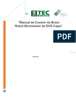 Inicio de Manual Paso A Paso de La Programación Del Movimiento de Dos Cajas Con Sensores en Cosimir