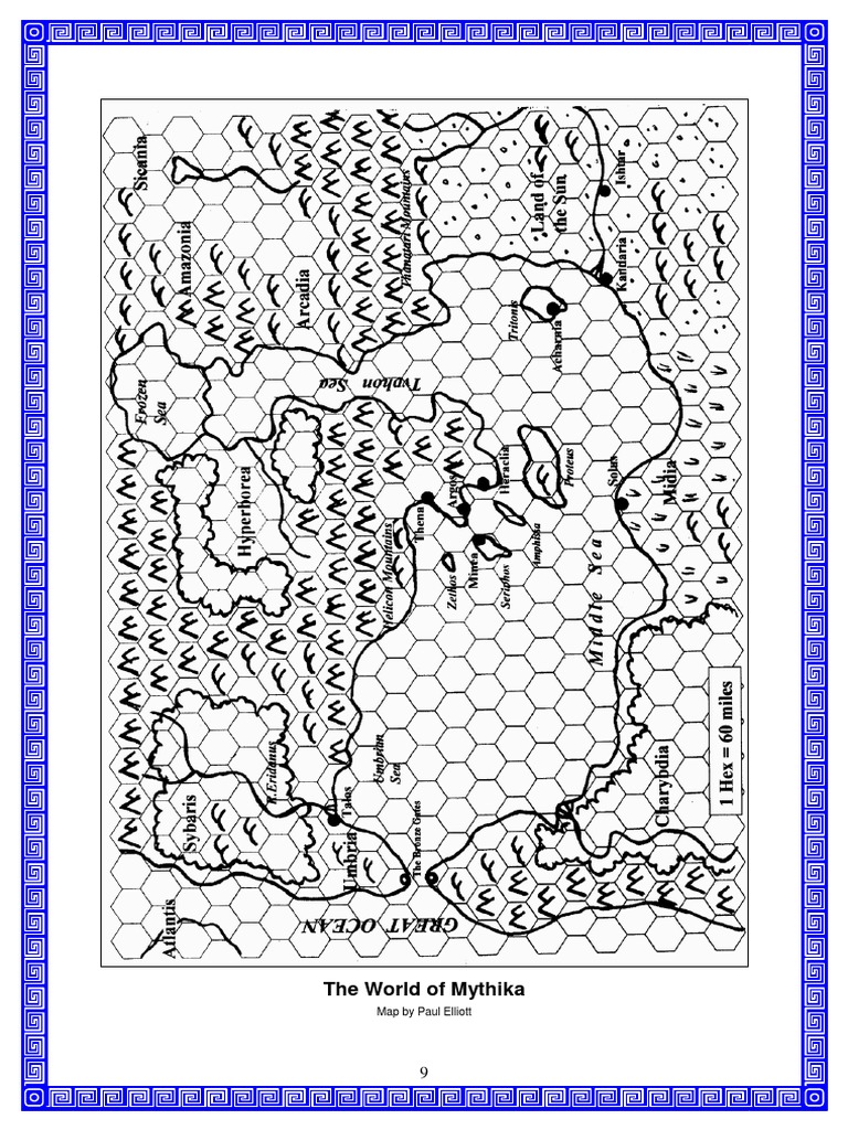 Mythika Map 0 (Mazes & Minotaurs) PDF