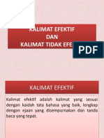 Kalimat Efektif Dan Tidak Efektif