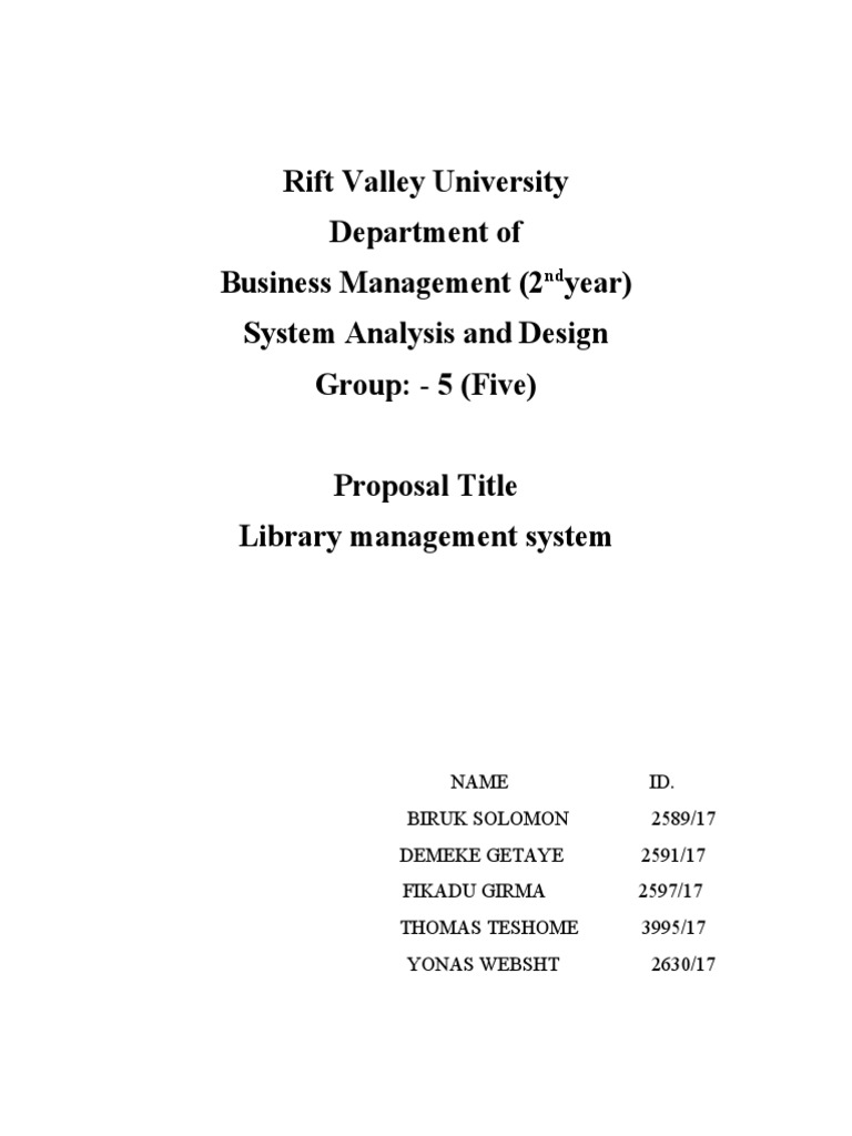 Rift Valley University | PDF