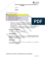 Resolución de caso clínico de toxicidad pulmonar por metotrexato