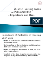 Slab-Wise Housing Loans