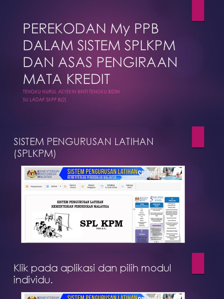 Splkpm Cara Login Dan 5 Kursus Di Dalamnya Cikgu Zul