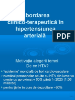 Abordarea Clinico-Terapeutică În Hipertensiunea Arterială