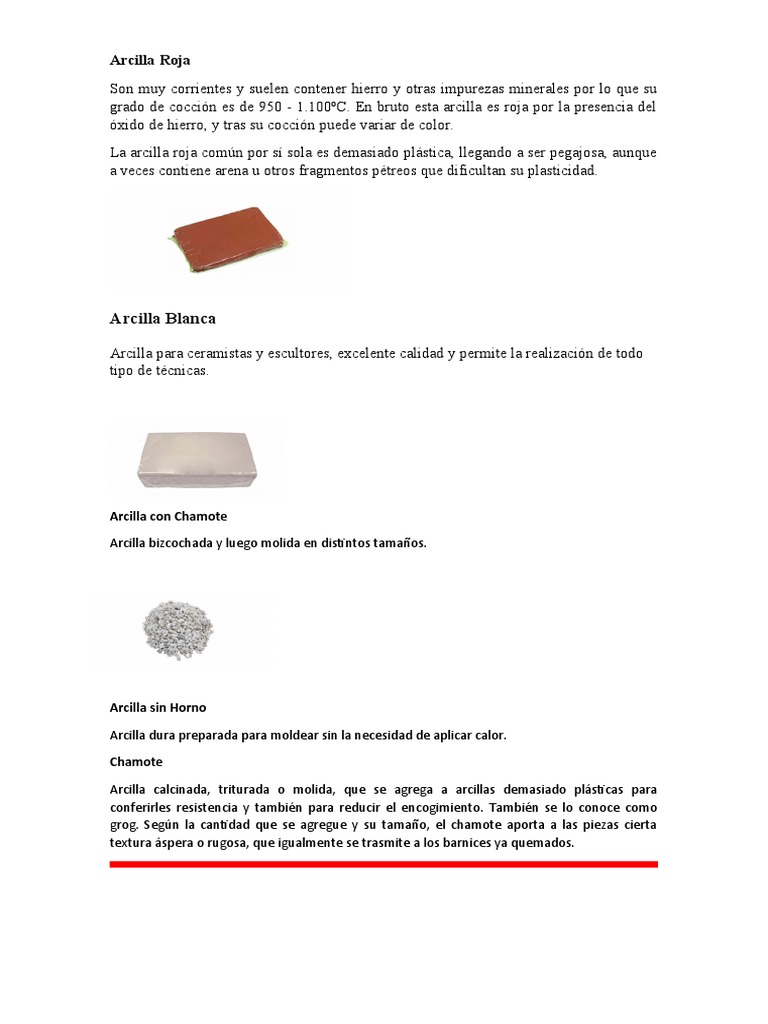 Arcilla Roja, PDF, Arcilla