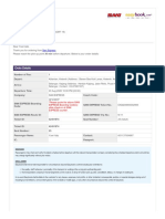 Bus Order Summary