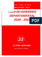 Plan de Gobierno Partido Colorado Lista 23