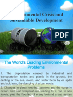 Environmental Crisis and Sustainable Development