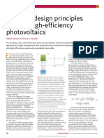 Photonic Design Principles For Ultrahigh-Efficiency Photovoltaics