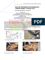 Modelacion Física de Vertedero de Excedencias Presas Pampalarama y Chacaltaya