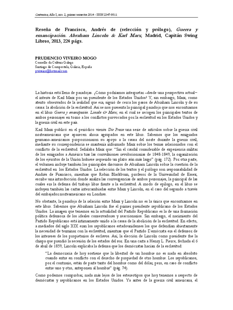 Viveiro Mogo - Reseña Francisco - Contenciosa1-2 PDF | PDF | Abraham ...