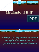Metalimbajul BNF pascal
