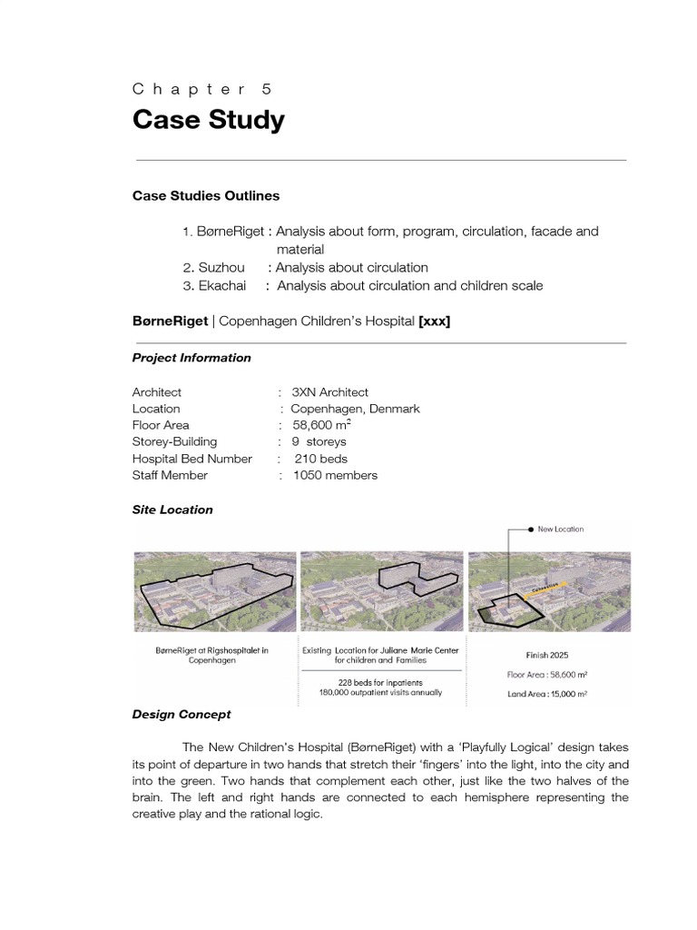 Copenhagen Children's Hospital Case Study | PDF | Hospital | Patient