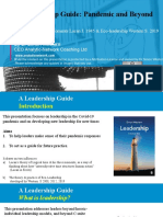 Leadership Guide: Pandemic and Beyond: Utilizing The Three Moments Lacan J. 1945 & Eco-Leadership Western S. 2019