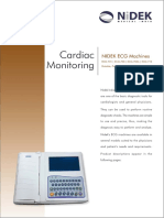 Cardiac Monitoring: NIDEK ECG Machines