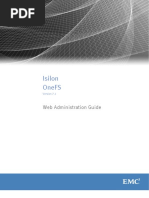 Isilon GUI Administration