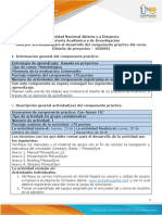 Guía para El Desarrollo Del Componente Práctico y Rúbrica de Evaluación - Unidad 2 - Fase 3 Planificación de Prefactibilidad