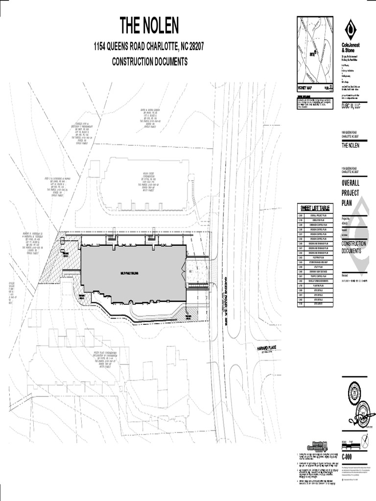 Construction Plans for The Nolen Project | PDF | Real Estate Law ...