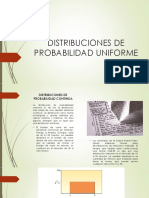 Distribuciones de Probabilidad Uniforme PDF