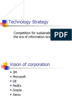 Technology Strategy: Competition For Sustainability in The Era of Information Economy