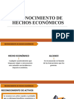 Reconocimiento de Hechos Económicos