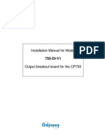 Installation Manual for Model 750-25-V1 Output Board