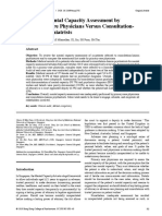 Audit of Mental Capacity Assessment by Primary Care Physicians Versus Consultation-Liaison Psychiatrists