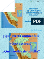 En Busca de Una Buena Gobernabilidad Del Agua. Realidad Nacional PDF